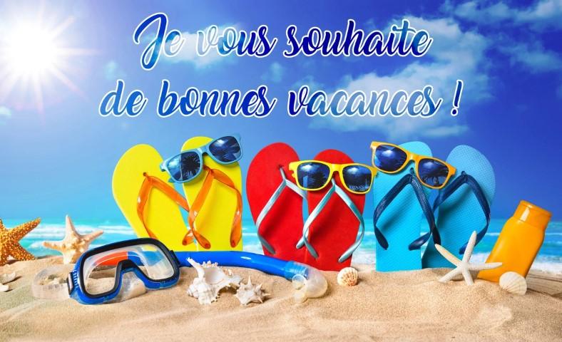 Carte bonnes vacances petit